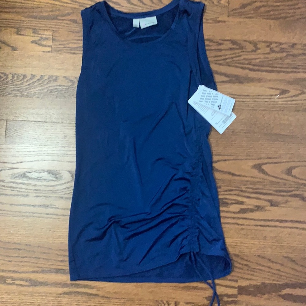 Athleta Rashguard Scrunch size small NWT Blue